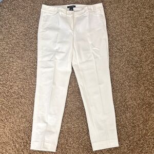 WHBM Slim Ankle Trousers in White